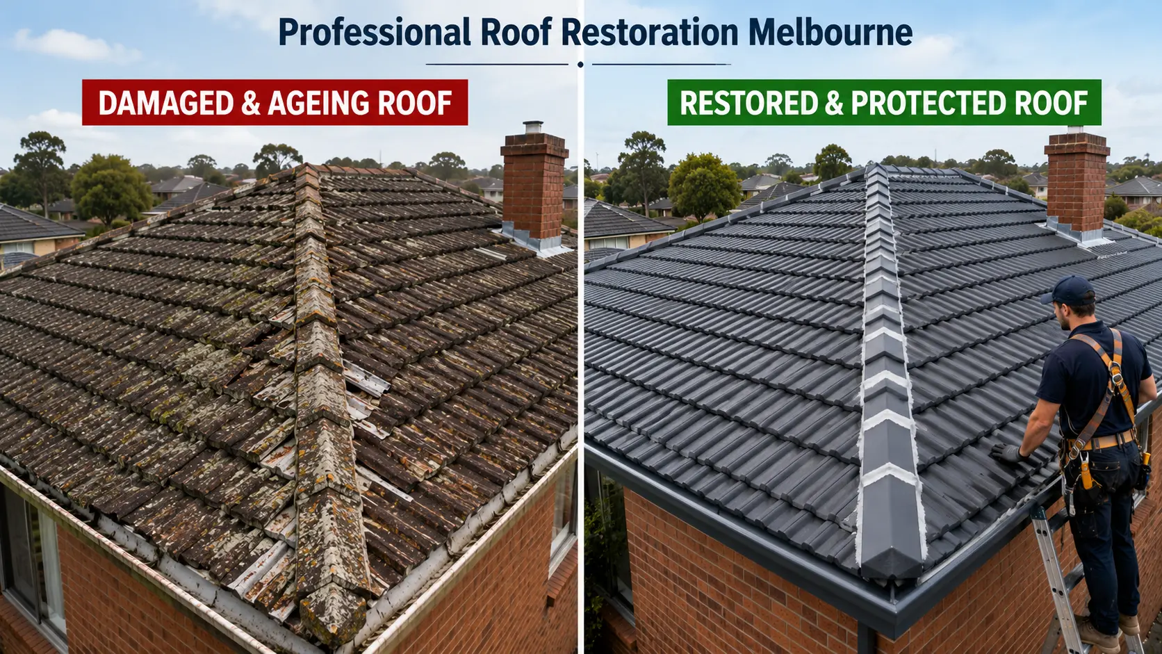 roof restoration Western suburbs Melbourne