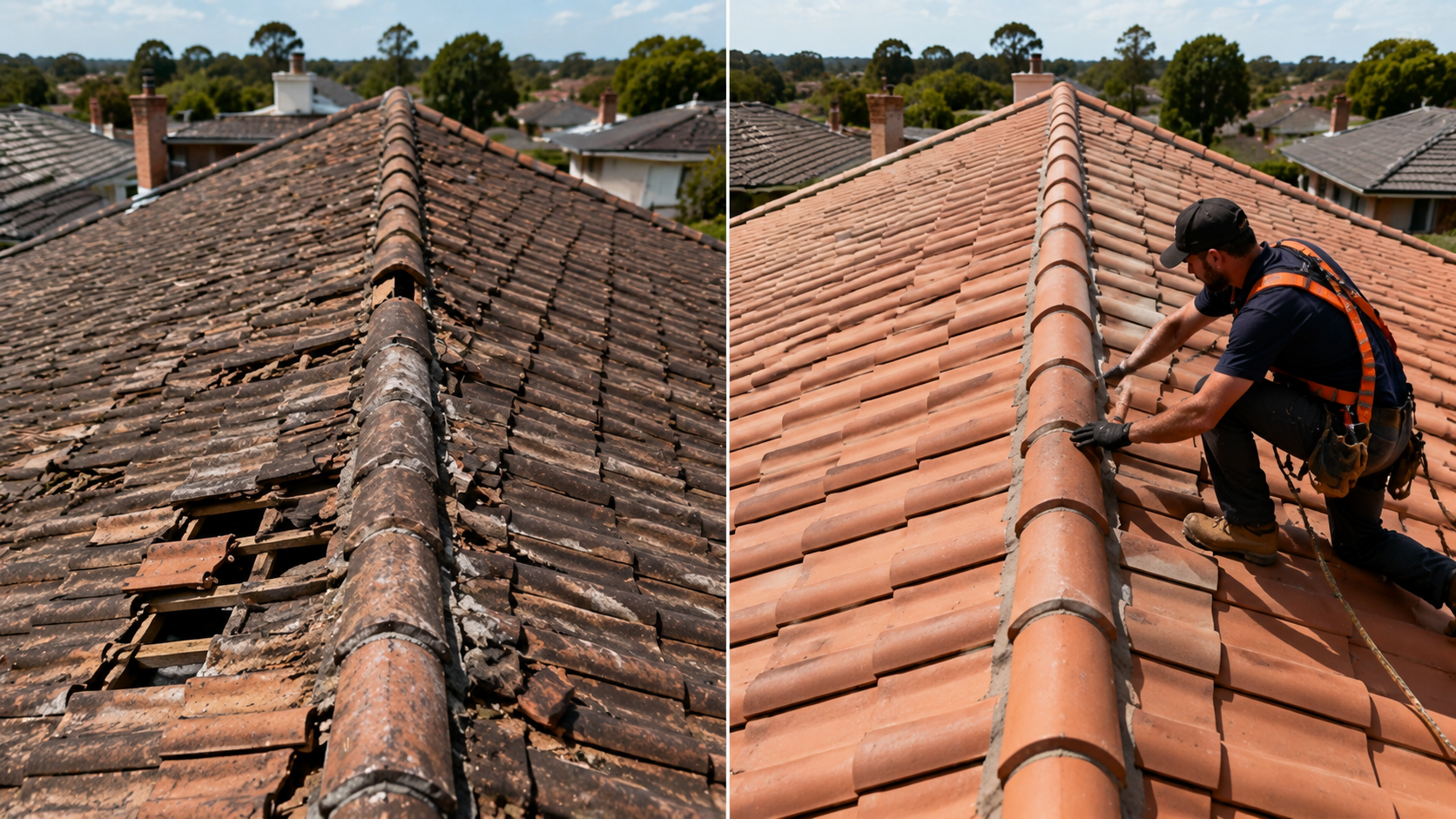 Tile Roof Repairs Melbourne