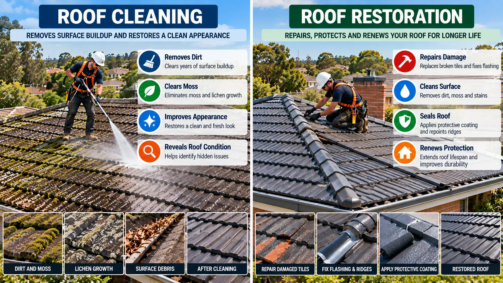 Roof Cleaning Service Melbourne Professional Roof Care for a Cleaner and Safer Home